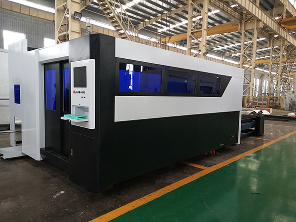 Full Closed Fiber Laser Cutting Machine With Pallet Changer 4kw Ipg ...